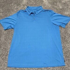 GERRY Mens XL‎ Blue Polo Shirt Athletic Performance Short Sleeve Collared